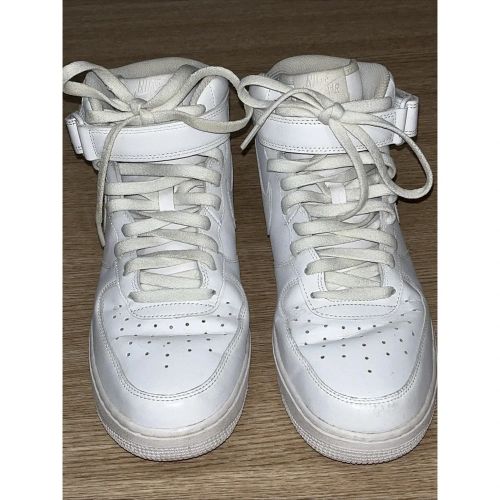 Nike Air Force 1 Mid '07 Men's White Size 11 CW2289-111 Sneaker Shoes High Top